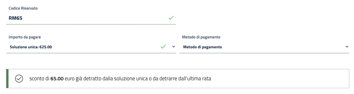 promozione RM65